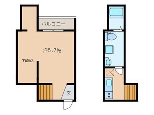 Creanjyu　suzuの物件間取画像